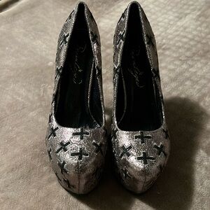 Super High Heels with Crosses